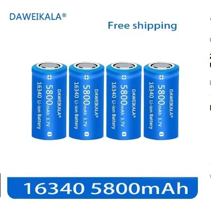 Neuer Cr123a Rcr 5800 Icr 3,7mah Akku Für Airo Überwachungskameras (lithium-ionen) Aus Dem Jahr 2022