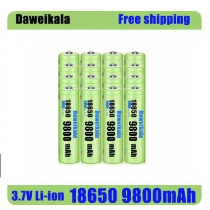 Neuer Wiederaufladbarer 3,7v 9800mah Lithium-ionen-hochleistungsakku Für Taschenlampen Und Stirnlampen.