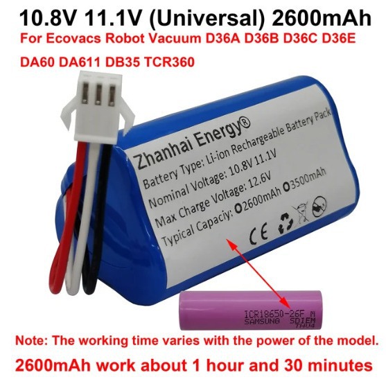 Wiederaufladbarer 12v 2600mah 3s 18650 Lithium-ionen-akku, Verwendet In Geräten Wie Überwachungskameras.