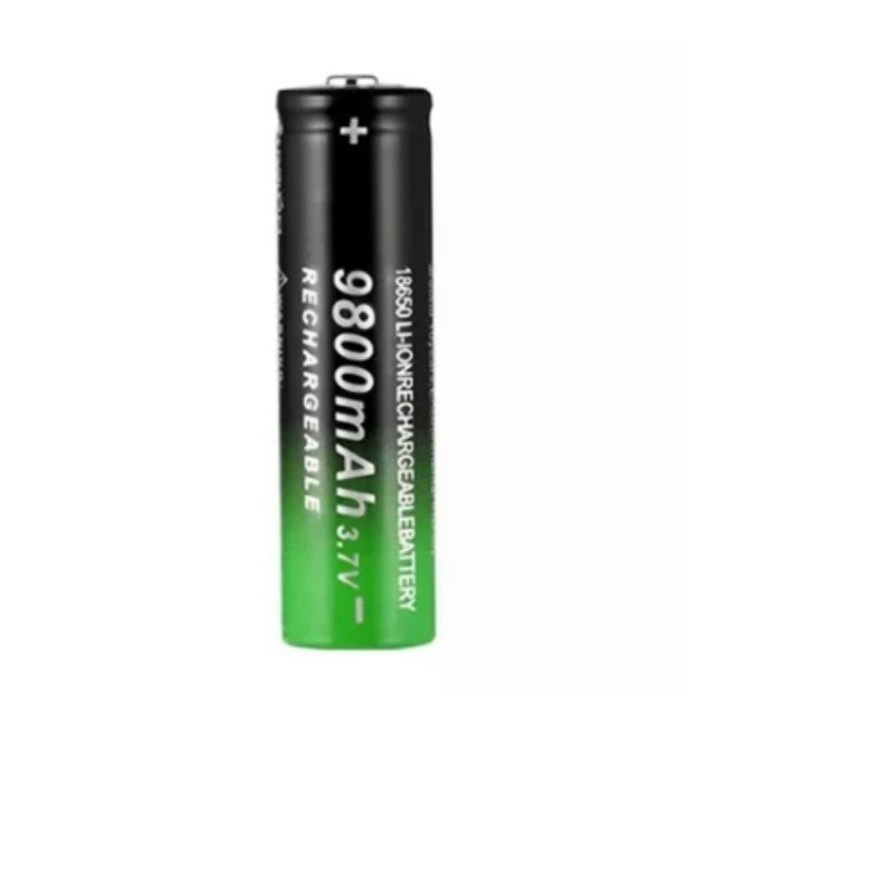 Wiederaufladbarer 18650-akku, 3,7 V, 9800 Mah Kapazität, Lithium-ionen-akku Für Taschenlampen.