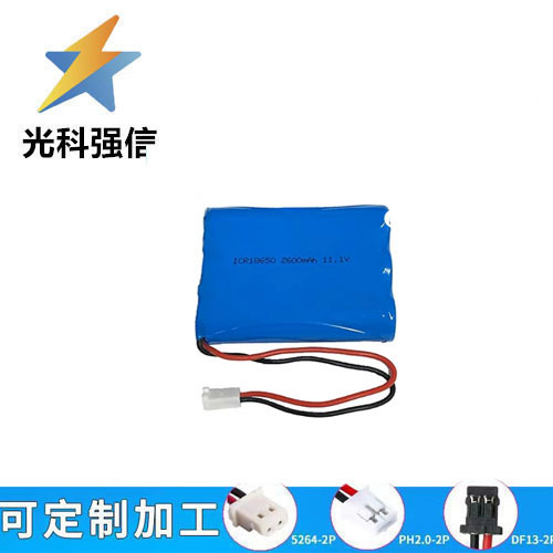 Wiederaufladbarer Lithium-akku 18650, 2600mah, 11,1v, 3-zellen, Angeltaschenlampe, 10c.