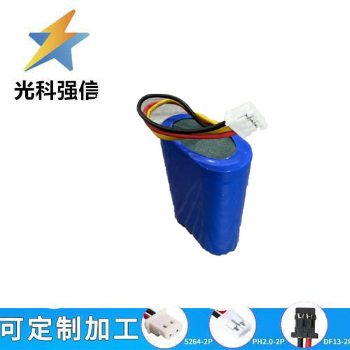 Wiederaufladbarer Lithium-akku 18650, 6000 Mah, 7,4 V, Hochleistungs-taschenlampe Mit Kreuzförmigem Kabel, 2,54 Mah Kapazität.