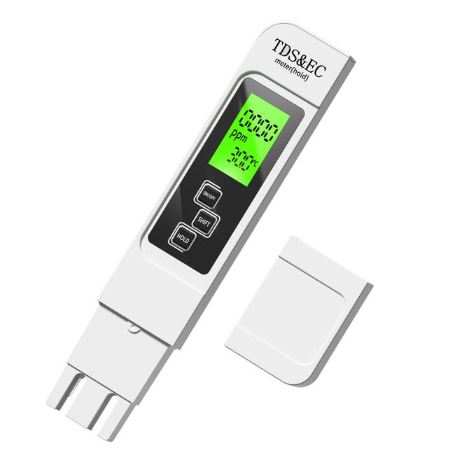 Wasserqualitätsprüfer - Tds/ec/thermometer (celsius, Fahrenheit), Geeignet Für Trinkwasser, Leitungswasser Und Schwimmbadwasser.