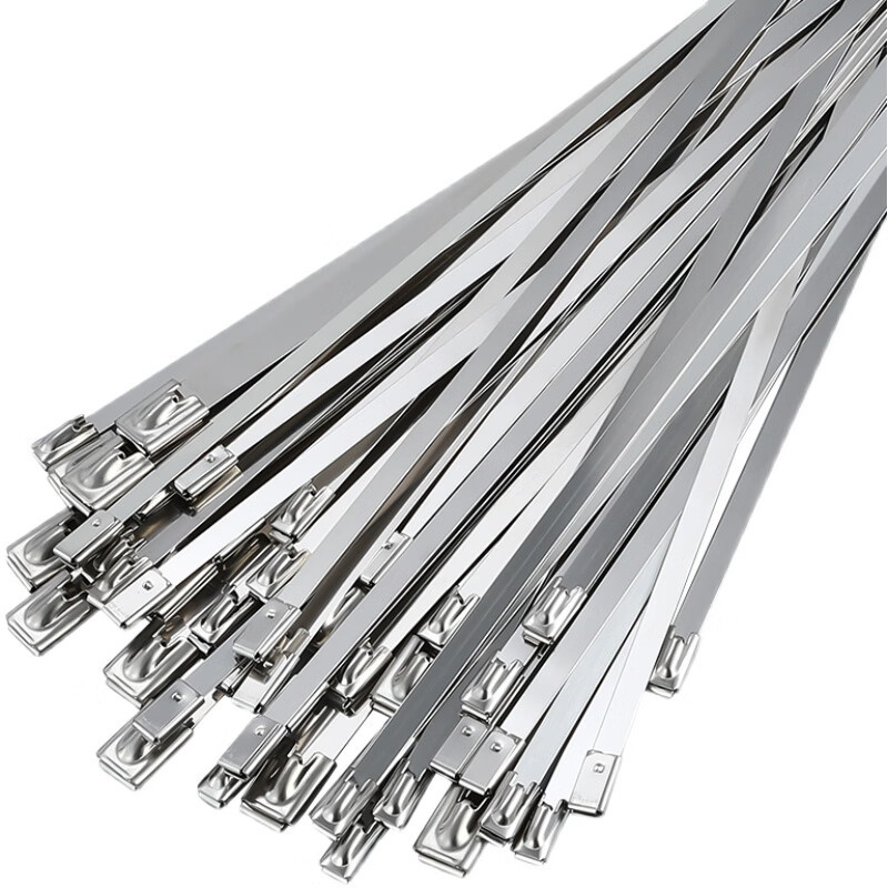 100 Kabelbinder Aus Edelstahl 304, 300 Mm X 0,25 Mm, Geeignet Für Den Außenbereich, Zäune Und Garagen.