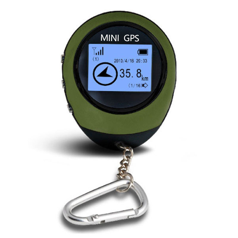 Mini-gps, Perfekt Zum Wandern, Tragbarer Tracker Zeigt Koordinaten, Höhe Und Geschwindigkeit An.