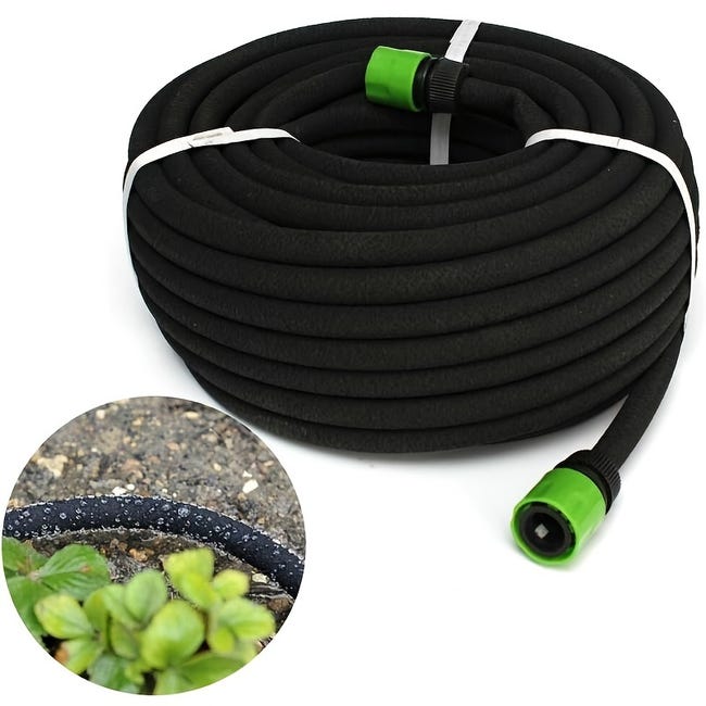 15 Meter Langer Mehrloch-gartenschlauch – Automatisches Tropfbewässerungssystem, Rasenbewässerungsschlauch Der Marke Pearl