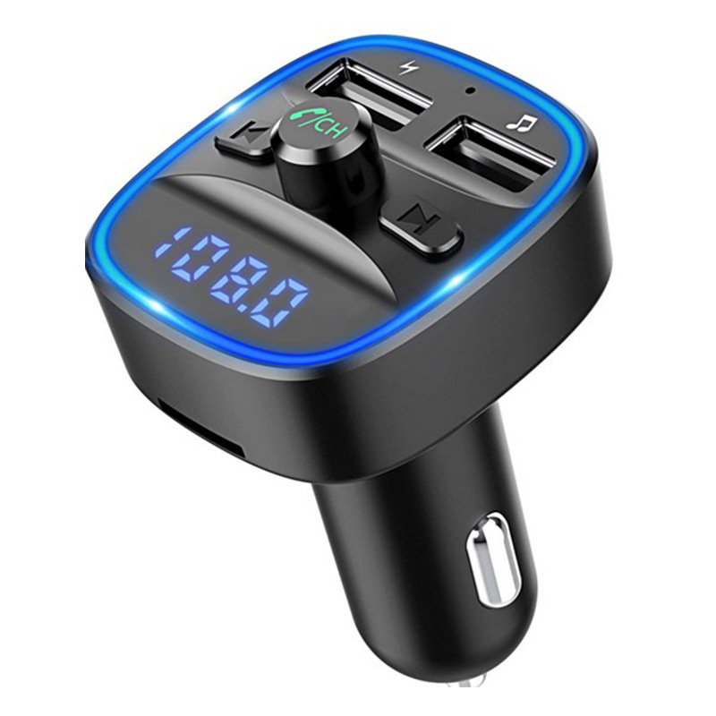 Fm-transmitter-upgrade-kit, Bluetooth-fm-transmitter-radioadapter Mit Dualem Usb-autoladegerät Und Mp3-player-schnittstelle.