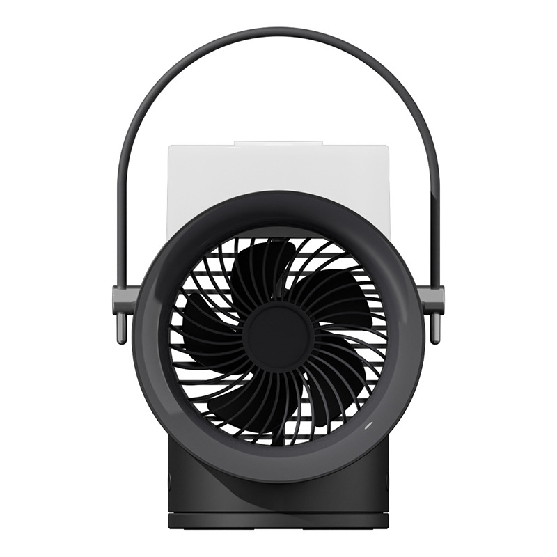 Tragbarer Usb-sprühventilator – 350-ml-wassertank – Sofortige Kühlung – Ideal Für Zuhause Und Camping – Schwarz
