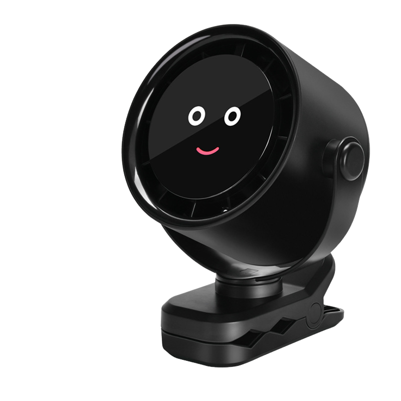 Tragbarer Ventilator – Mini-tischventilator Mit Leisem Betrieb, 4000 Mah, Mit Clip, Usb-aufladbar, 5 Windgeschwindigkeiten