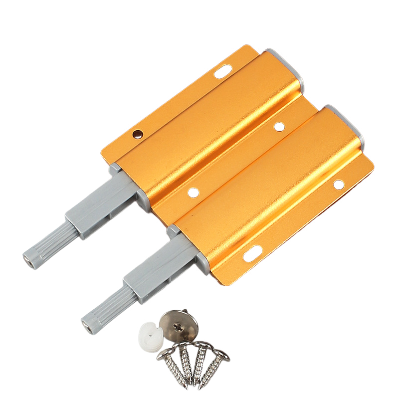 (4, Bimetall) Push-to-open-schrankbeschläge, Magnetische Schranktüren, Doppelfeder-schranktürsystem