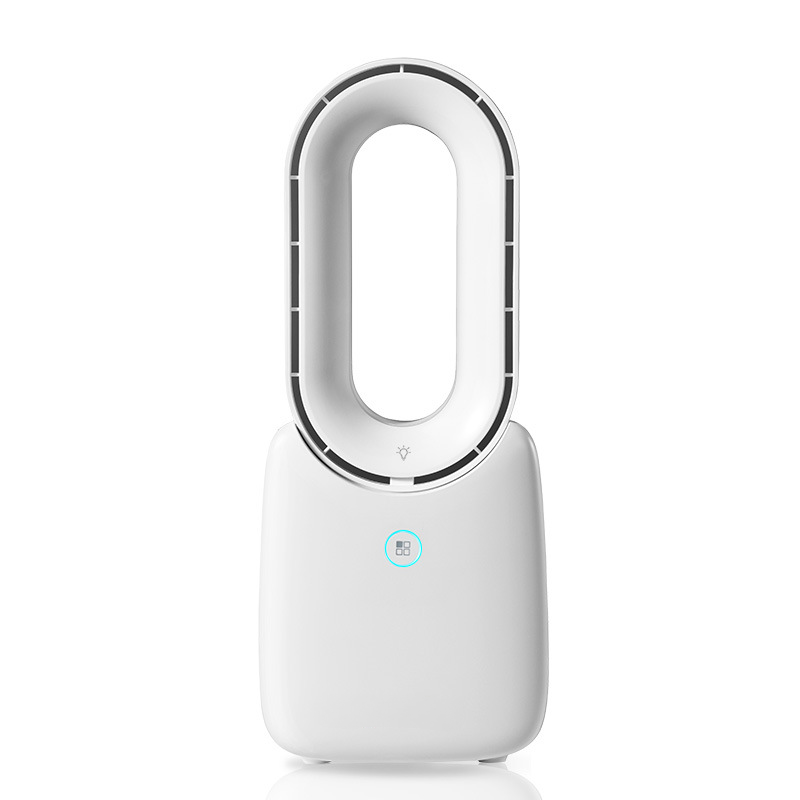Mini-tischventilator Ohne Rotorblätter, 3 Windgeschwindigkeiten, Usb-ladefunktion, Leise, Kompakt Und Geräuscharm.