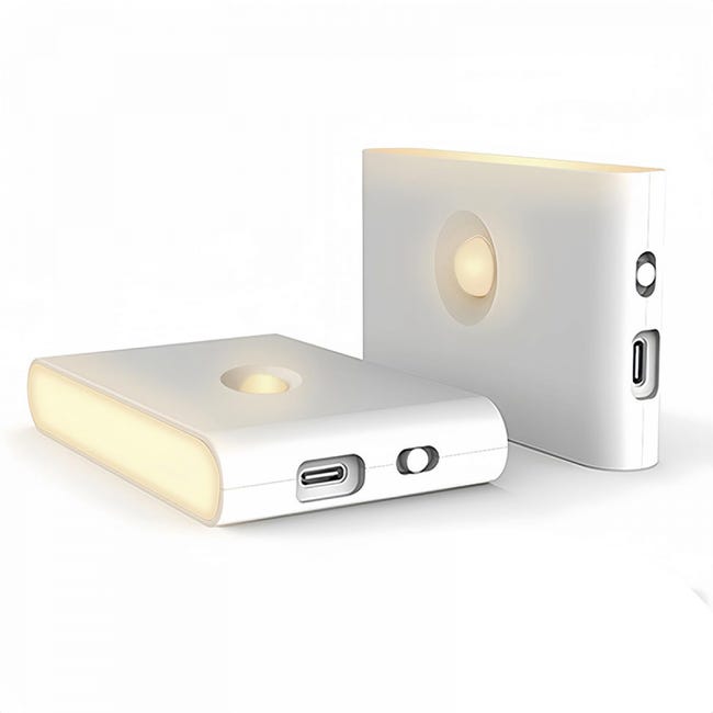 Led-nachtlicht Mit Bewegungsmelder, Led-schrankleuchte, Usb-ladesensorleuchte, Magnetisches Design