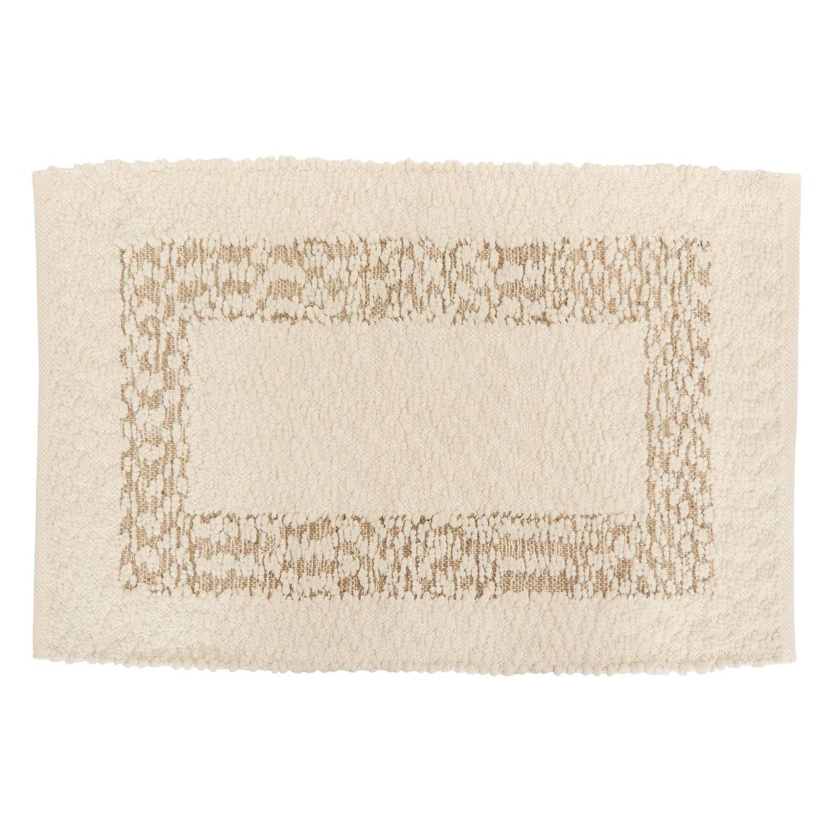Rechteckiger Teppich „ameya“, 60 X 90 Cm, Beige -