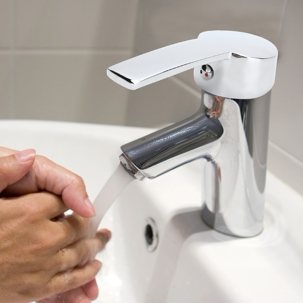 Wasserhahngriff Aus Zinklegierung Für Warm- Und Kaltwasser, Passend Für 35-mm-ventileinsatz, Badezimmerzubehör
