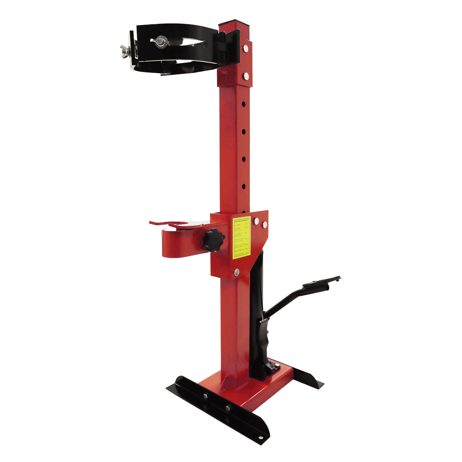 Bituxx Federbeinspanner 2.5t Federspanner Stoßdämpfer Domlager Fahrwerk Werkzeug Federbeinspanngerät Hydraulisch Kfz Auto Motorrad Rot