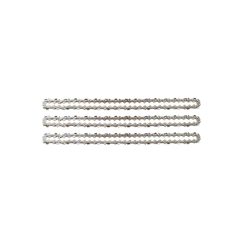 3 Stück .325" Vierkant-kettensägenketten, 1,3 Mm Durchmesser, 64 Glieder, 38 Cm Führungsschienenlänge, Kompatibel Mit Dolmar Und Husqvarna