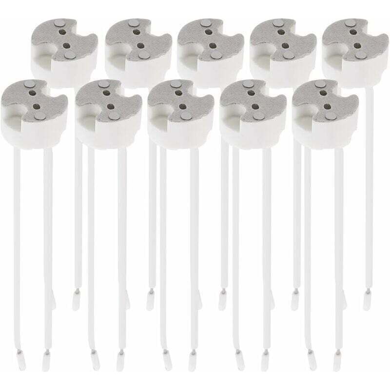 Packung Mit 10 Gu5.3-sockelkabeln – Für Halogenstrahler, Leds Und Glühbirnen