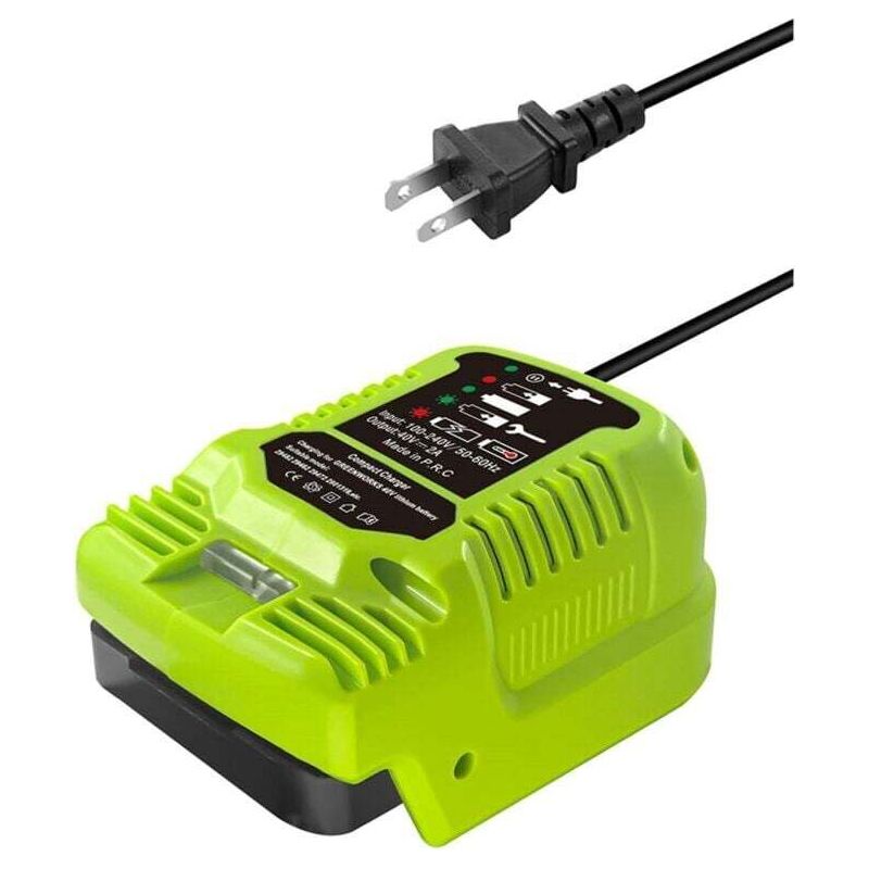 Mini-ladegerät Für Greenworks 40v Max-akkus 29462, 29472 Und Us-stecker