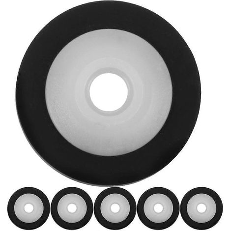 Set Mit 6 Ersatz-rollenlagern Für Videorecorder, Radios Und Andere Geräte. – 1,3 X 0,63 Cm – Schwarz
