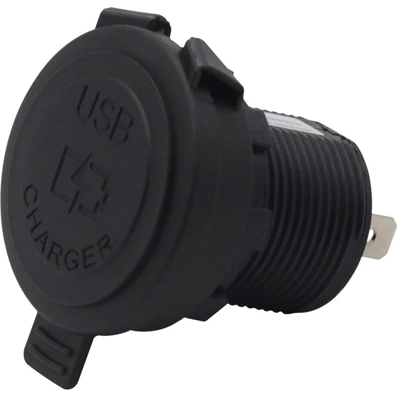 Doppelte Usb-12-24v-steckdose Für Autos, Suvs Und Andere Fahrzeuge, Kompatibel Mit Usb-a- Und Typ-c-schnellladung.