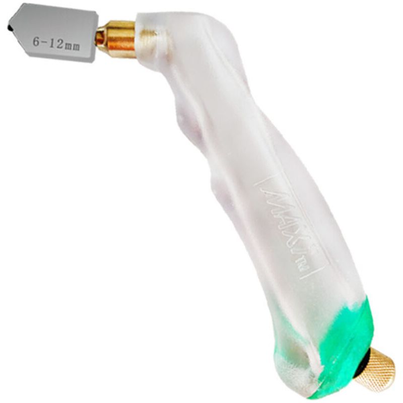 Robuster Glasschneider Aus Wolframkarbid Für Buntglasflaschen Und -schnittstärken Von 6 Bis 12 Mm