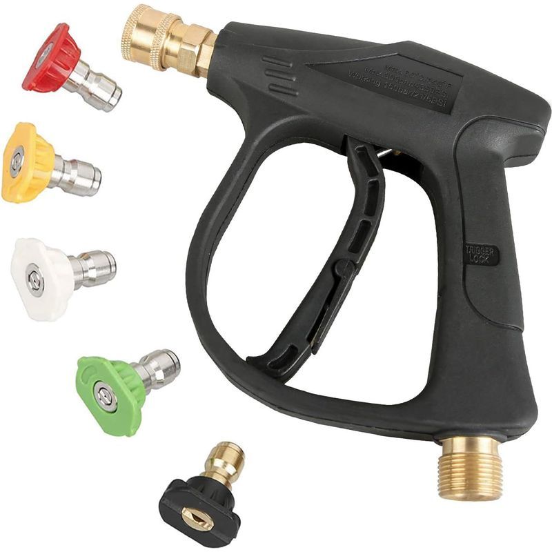 Hochdruck-spritzpistole 4350 Psi Mit 5 Düsen Und Schnellanschluss Für Kärcher- Und Serienreiniger.