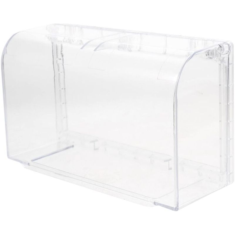 1 Stück Wasserdichte Steckdosenabdeckung, Doppelt Positionierbar, Transparente Klebeschutzbox, Spritzschutz-steckdosenabdeckung Für Küche, Bad Und