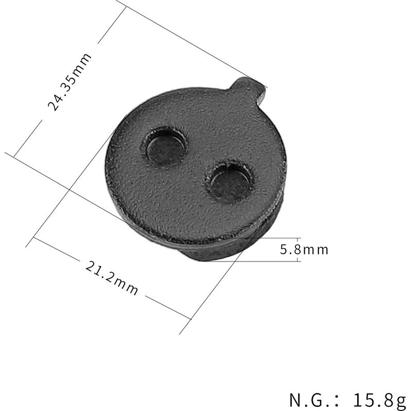 J1-rundbremsbeläge Mit Kurzem Schaft/scheibenbremsbeläge Sind Mit Bremsscheibenbremssätteln Und Zubehör Kompatibel.