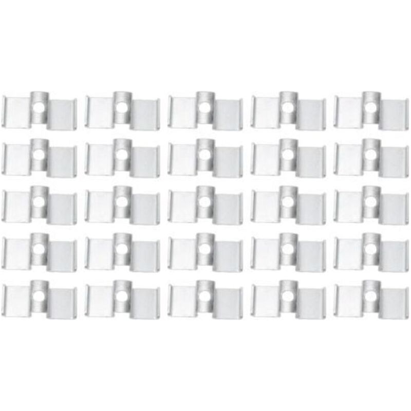 Haushaltsmaterialien Und Zubehör Verzinkte Stahlsattelklemmen/halter Für Industrielle Bodenentwässerung, Zwischengeschosse, Laufstege, Treppenstufen, 25 Stück Rostklemmen