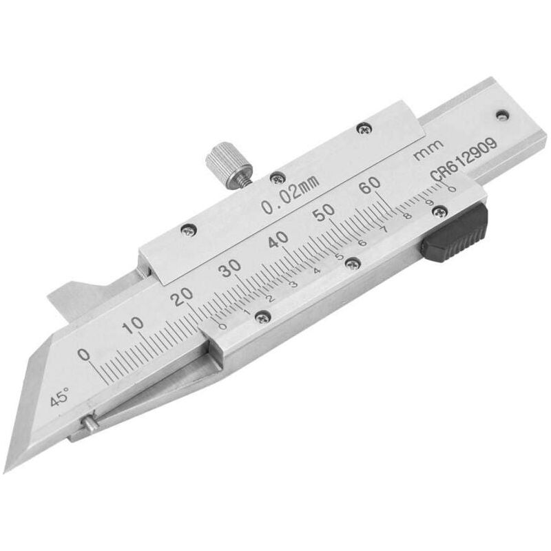 Fasenlehre, 0–50 Mm, Edelstahl, Für Die Mechanische Fertigung, Die Glasverarbeitung Und Verwandte Industrien