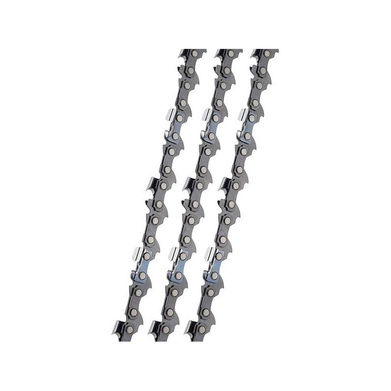 52-gliedrige Kettensägenkette, 3 X 35 Cm Kettensägenkette, 3/8"lp 1,1 Mm, Rückschlagarm, Kompatibel Mit Bosch Ake 35 S Ake 35-19 S, Einhell, Husqvarna, Makita, Dolmar, Oregon Und