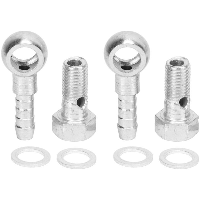 Banjo-kit, M8 Turbolader-hohlschrauben-kit, Ein Paar Zubehörteile Für 4-5mm Rohre, M8x1 Kraftstoff-öl-schraube.