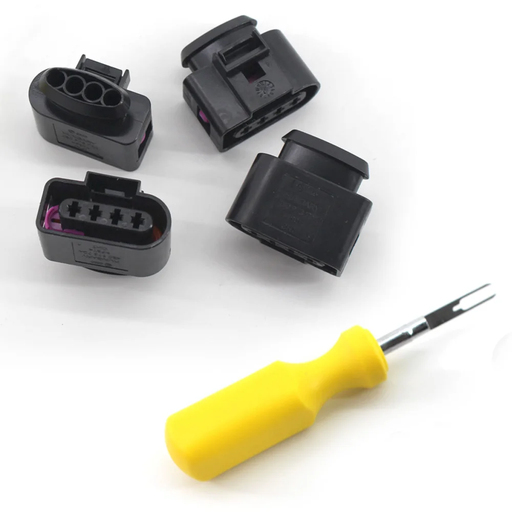 4-teiliger Reparatursatz Für Zündspulenstecker Mit Kabelbaum Und Werkzeug Für Audi Vw 4b0973724