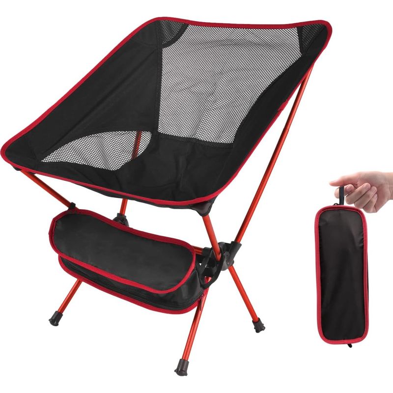Honornic - Ultraleichter, Faltbarer Outdoor-stuhl Mit Aufbewahrungstasche, Ideal Für Camping, Angeln Und Andere Anlässe.