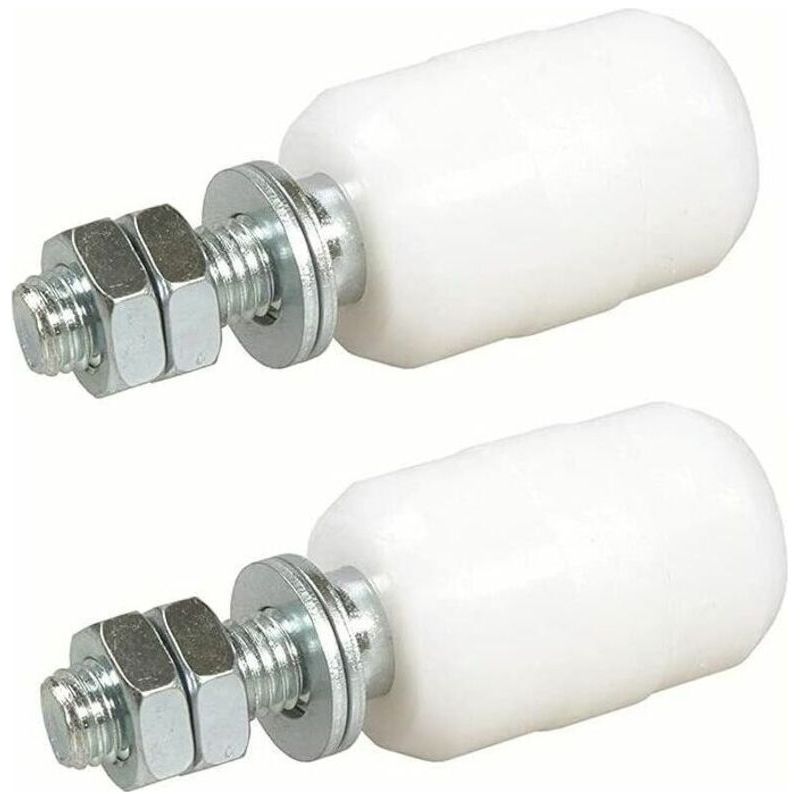 Nylon-führungsrolle, 2 Stück Für Schiebetüren, Gewindestangenbefestigung, Führungsrolle Für Schiebetore Oder Ähnliche Anwendungen (40 X 60 Mm) Carivent