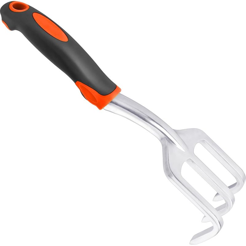 Robuster Handrechen/kultivator, Gartengerät Mit Ergonomischer Klaue Zum Jäten Und Auflockern