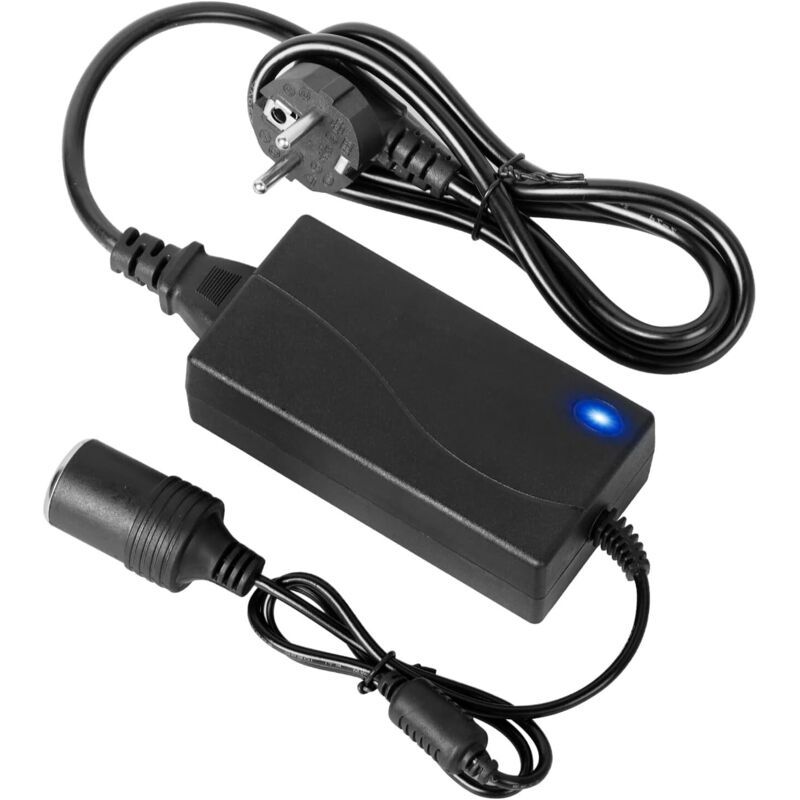 220-v-auf-12-v-wechselstromadapter, 60 W/5 A, Kompatibel Mit Zigarettenanzünderbuchsen Und Wandsteckdosen – Für Tragbare Kühlschränke, Luftpumpen, Staubsauger Und 12-v-geräte