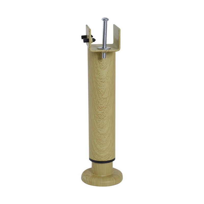 Verstellbares Rundes Bettbein Bar Plus, Stahl Mit Holzoptik, Max. Höhe 30 Cm X Durchmesser 5,8 Cm