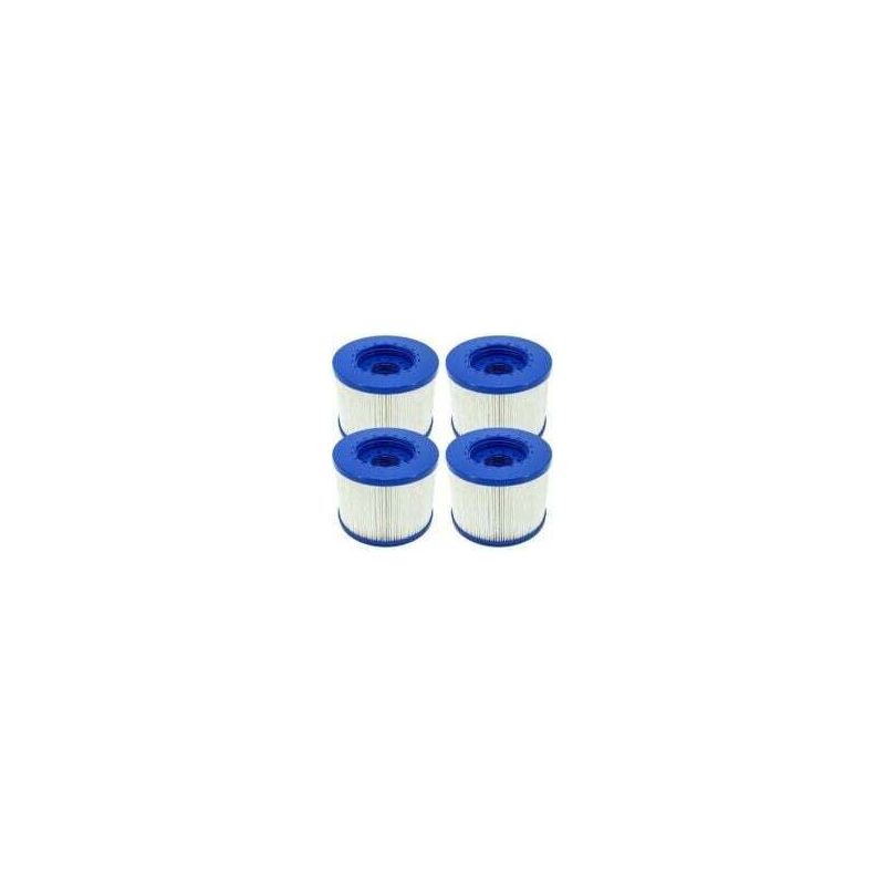 Filterkartusche Mit Unendlichem Gewinde Für Aufblasbare Whirlpools, 60-mm-gewinde, Kompatibel Mit Cosy Spa, Clever Spa Und Anderen Marken, 4er-pack