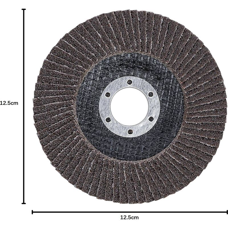 Packung Mit 10 125-mm-lamellenscheiben Zum Entgraten, Entrosten, Polieren Und Für Die Endbearbeitung