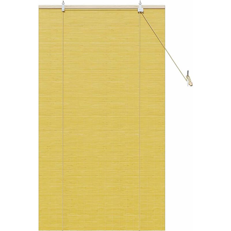 Jalousien Und Verdunkelungsrollos Sonstiges Gelber Bambus Cfw8721036