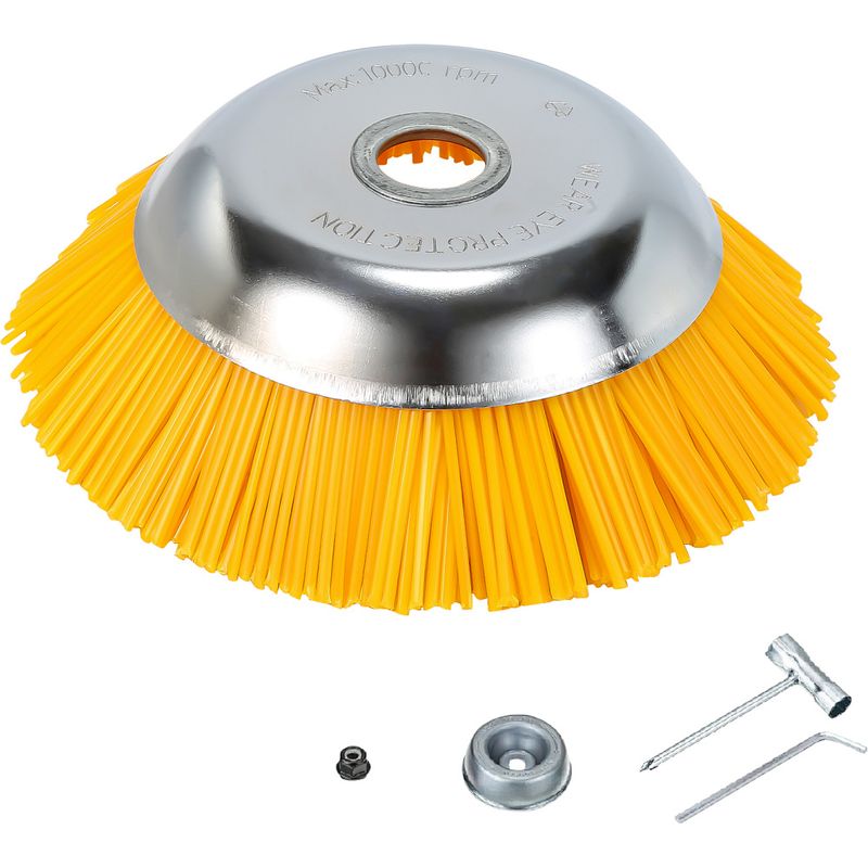 Wolketon Unkrautbürste, 1-2 Stück, Rasenmäherbürste, Nylon-zubehör, 25,4 X 200 Mm – 1er-pack
