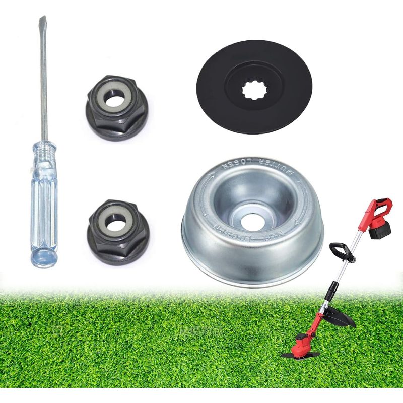 Messeradapter Für Stihl Fs56 Fs56r Fs65 Fs74 Fs76 Fs80 Und Andere Modelle Schiebescheibe Anschiebeplatte Kragenmutter X2 Wartungsschraubendreher (5er-set)