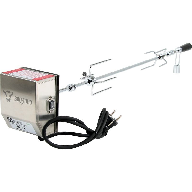 90 Cm Grillspieß – 220 V Edelstahlmotor – Maximale Belastung 4 Kg – Kompatibel Mit Toro Bbq Und