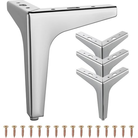 Metall-möbelbeine, 15 Cm (6 Zoll) Dreieckige Möbelbeine Für Sofa, Couchtisch, Tv-ständer Und Andere Möbel