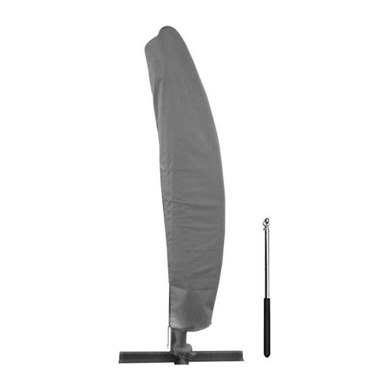 – Sonnenschirmbezug 205 X 57 X 48/25 Cm – Wasserdichtes 210d Oxford-gewebe – Uv- Und Witterungsbeständig – Teleskopstange – 210d
