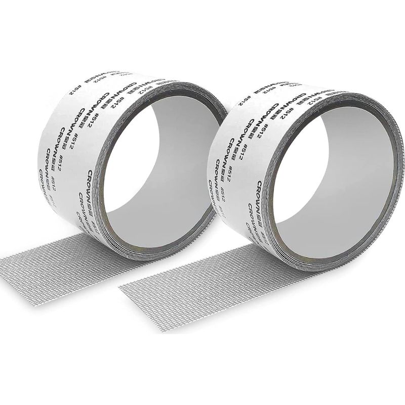 Glasfaser-klebeband Zur Reparatur Von Moskitonetzen Und Maschenelementen, Moskitonetzrolle Mit Premium-klebstoff, Schnelle Reparatur Von Rissen (-2 Stück)