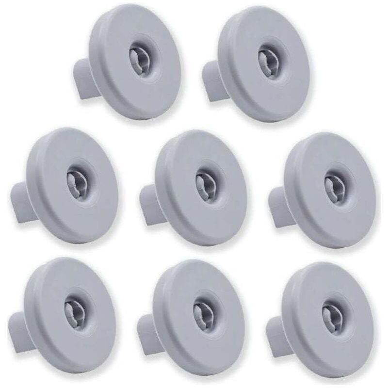 Set Mit 8 Rollen Für Den Unteren Geschirrspülkorb. Kompatibel Mit Den Marken Zanussi, Rex, Electrolux, Aeg Und Crezuo.