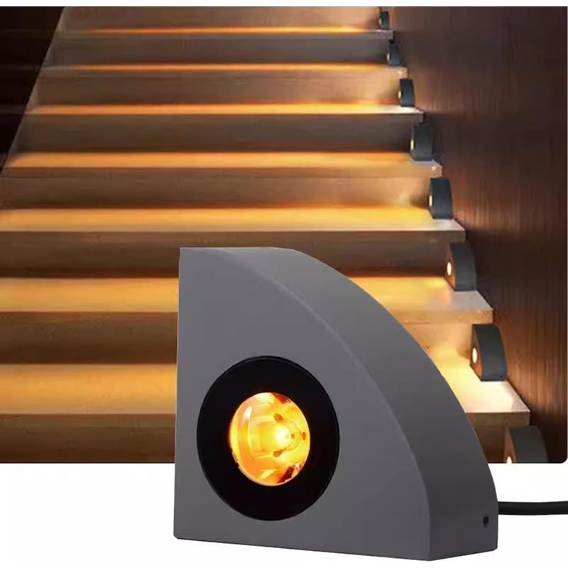 Einbau-led-außenleuchte, Ip65 Wasserdicht, Für Stufen, Treppen, Gartenmauern, Terrassen Und Andere Flächen, Für Mehr Sicherheit Und Ein Stimmungsvolles Ambiente / 3 W