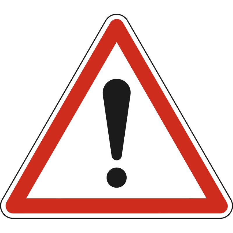 Gefahrenschild – Dreieckig – Ecolign-reihe – Klasse 1 – 500 Mm